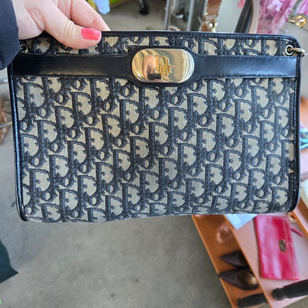 Dior Monogram Shoulder Bag Vintage
